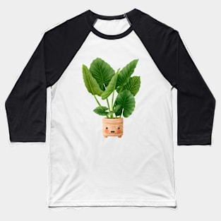 Cute Plant Illustration, Philodendron Domesticum Baseball T-Shirt